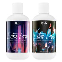 Conjunto de shampoo e condicionador IGK EXTRA LOVE Volume 240 ml