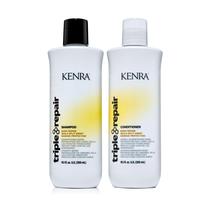 Conjunto de Shampoo e Condicionador Kenra Triple Repair 600 ml