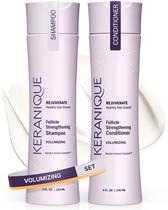 Conjunto de shampoo e condicionador Keranique Volumizing 240 ml para mulheres