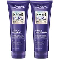 Conjunto de shampoo e condicionador L'Oreal Paris EverPure Purple