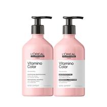 Conjunto de shampoo e condicionador L'Oréal Vitamino Color 500ml Conjunto de shampoo e condicionador L'Oréal Vitamino Color 500ml