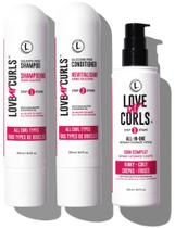 Conjunto de shampoo e condicionador Love Ur Self LUS 3 Step System Conjunto de shampoo e condicionador Love Ur Self LUS 3 Step System