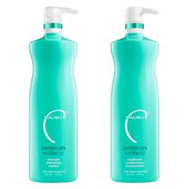 Conjunto de shampoo e condicionador Malibu C Swimmers Wellness 1L
