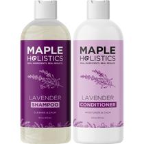 Conjunto de Shampoo e Condicionador Maple Holistics - Aromaterapia com Lavanda