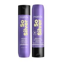 Conjunto de shampoo e condicionador Matrix So Silver Violet 2x300ml Conjunto de shampoo e condicionador Matrix So Silver Violet 2x300ml