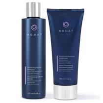 Conjunto de shampoo e condicionador MONAT Volumizing REJUVENIQE 237mL e 177mL