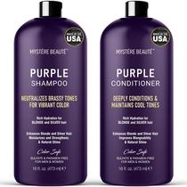 Conjunto de shampoo e condicionador MYSTÉRE BEAUTÉ Purple 480mL Conjunto de shampoo e condicionador MYSTÉRE BEAUTÉ Purple 480mL