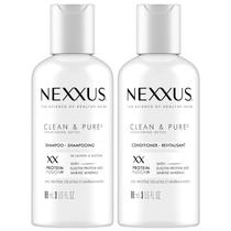 Conjunto de shampoo e condicionador Nexxus Clean & Pure 90mL Travel
