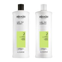 Conjunto de shampoo e condicionador Nioxin System 2 para cabelos naturais
