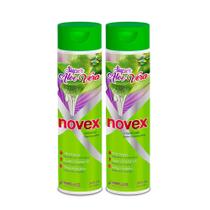 Conjunto de shampoo e condicionador Novex Super Aloe Vera 300ml Conjunto de shampoo e condicionador Novex Super Aloe Vera 300ml