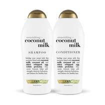 Conjunto de Shampoo e Condicionador OGX Nutritivo Leite de Coco 750mL