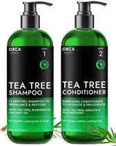 Conjunto de shampoo e condicionador Orca Beauty Tea Tree 480 ml x2