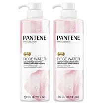 Conjunto de shampoo e condicionador Pantene Rose Water 500mL, pacote com 2 Conjunto de shampoo e condicionador Pantene Rose Water 500mL, pacote com 2