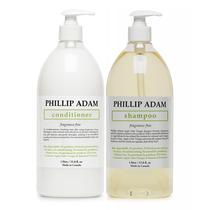 Conjunto de shampoo e condicionador Phillip Adam Fragrance Free 1L