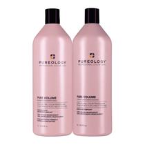 Conjunto de shampoo e condicionador Pureology Pure Volume 1000ml Conjunto de shampoo e condicionador Pureology Pure Volume 1000ml
