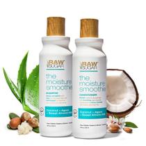 Conjunto de shampoo e condicionador RAW SUGAR Moisture Smoothie