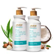Conjunto de shampoo e condicionador RAW SUGAR Moisture Smoothie