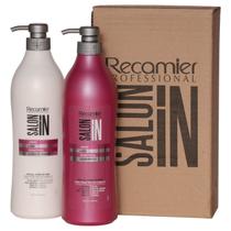 Conjunto de shampoo e condicionador RECAMIER Anti Frizz Liss 980mL