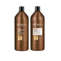 Conjunto de shampoo e condicionador REDKEN All Soft Mega Curls 1L