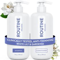 Conjunto de Shampoo e Condicionador Routine Wellness Antiqueda e Volumizador Conjunto de Shampoo e Condicionador Routine Wellness Antiqueda e Volumizador