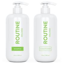 Conjunto de shampoo e condicionador Routine Wellness Biotin 414ml