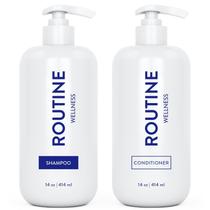 Conjunto de shampoo e condicionador Routine Wellness Biotina 400mL