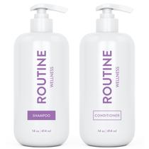 Conjunto de shampoo e condicionador Routine Wellness Biotina 400mL