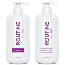Conjunto de shampoo e condicionador Routine Wellness Stronger Hair