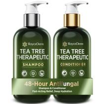 Conjunto de shampoo e condicionador Roycederm Tea Tree Antifúngico Conjunto de shampoo e condicionador Roycederm Tea Tree Antifúngico