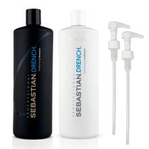 Conjunto de shampoo e condicionador Sebastian Professional Drench 1L