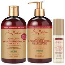 Conjunto de shampoo e condicionador SheaMoisture Manuka Honey 390mL Conjunto de shampoo e condicionador SheaMoisture Manuka Honey 390mL
