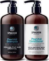 Conjunto de shampoo e condicionador Sphagnum Botanicals Psoríase