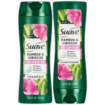 Conjunto de shampoo e condicionador Suave Bamboo & Hibiscus 375ml