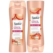 Conjunto de shampoo e condicionador Suave Keratin Infusion 375mL Conjunto de shampoo e condicionador Suave Keratin Infusion 375mL