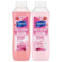 Conjunto de shampoo e condicionador Suave Wild Cherry Blossom 665ml Conjunto de shampoo e condicionador Suave Wild Cherry Blossom 665ml