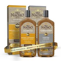 Conjunto de shampoo e condicionador Tio Nacho Natural Lightening 400mL