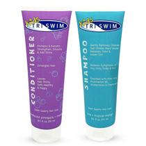 Conjunto de shampoo e condicionador TRISWIM Kids 250ml remove o cloro