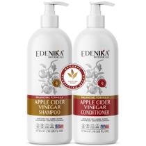 Conjunto de shampoo e condicionador Vinagre de maçã Edenika 480 ml