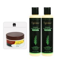 Conjunto de shampoo e máscara capilar Tgideas Rosemary com colágeno