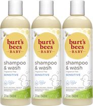 Conjunto de shampoo e sabonete Burt's Bees Baby, sem fragrância, 360 ml