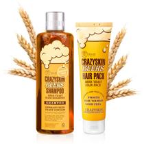 Conjunto de Shampoo e Tratamento Capilar CRAZY SKIN Levedura de Cerveja 500 ml