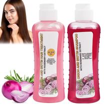 Conjunto de shampoo e tratamento HongChengSM Onion Biotina e Alecrim