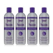 Conjunto de shampoo Jhirmack Silver Brightening Purple x4