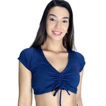 Conjunto de short com cropped maguinha Conjunto de short com cropped maguinha