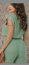 Conjunto de short e blusa feminina