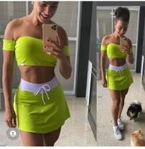 Conjunto de short saia