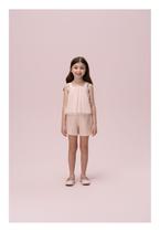 Conjunto de Shorts com Blusa de Tule Rosa Petit Cherie