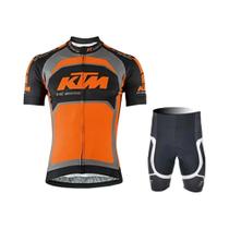 Conjunto De Shorts De Camisa De Ciclismo De Verão Masculino KTM Triathlon Bib Shorts Uniforme De Conjunto De Shorts De Camisa De Ciclismo De Verão Masculino KTM Triathlon Bib Shorts Uniforme De
