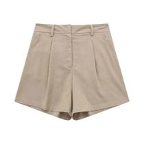 Conjunto de Shorts e Colete Feminino Elegante - Cintura Alta, Slim Fit, Casual e para Escritório