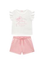 Conjunto de Shorts e Regata Estampada Menina Somni Conjunto de Shorts e Regata Estampada Menina Somni